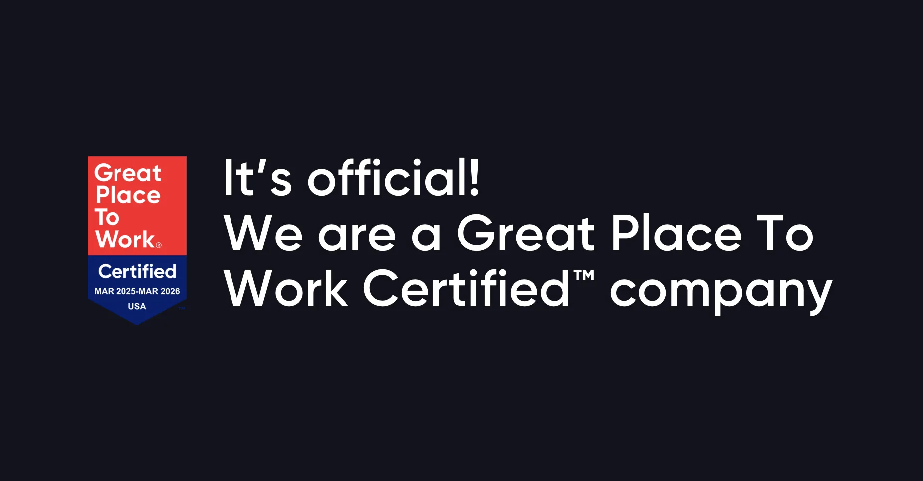 Reprise Earns 2025 Great Place To Work Certification™